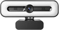 4K UHD Ring Light Webcam for PC, 1080P Web Camera with Dual AI Noise-Cancelling Mics, Auto Light Correction, Privacy Cover, 73°FOV, PDAF Autofocus, Privacy Cover, for Streaming, Conference, Zoom
