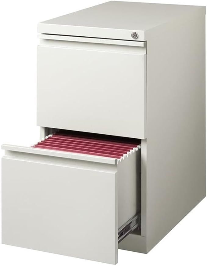 Pemberly Row 2 Drawer Mobile File Cabinet File in Light Gray