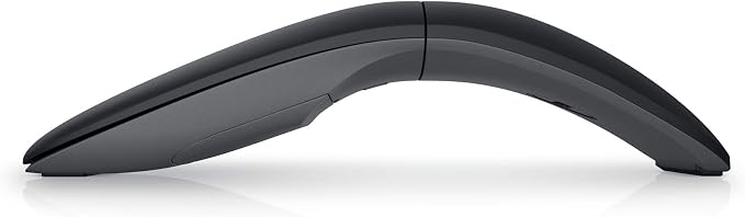 Dell MS700 Bluetooth Travel Mouse – Bluetooth 5.0, Microsoft Swift Pair/Dell Pair (Windows 10 & 11 only), Optical LED Sensor, Touch Scroll with latest Controller - Black