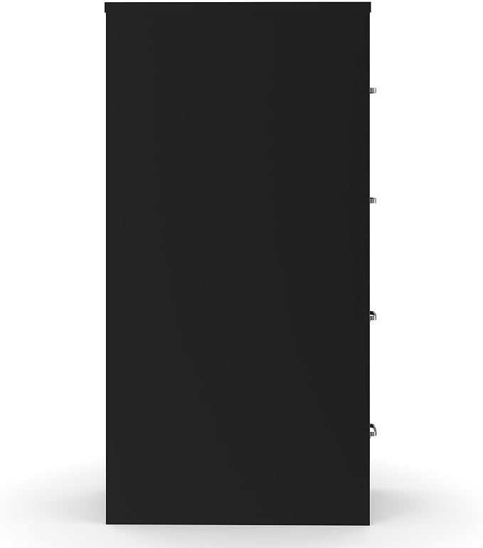 Staples Vertical File Cabinet for Letter/Legal Files, 4-Drawer, Letter/Legal Compatible, Black