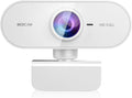 Webcam 1080P HD Web cam for PC with Microphone,Noise Cancellation,Wide-Angle Lens,Auto Light Correction,Plug & Play USB Webcams for Laptop,Desktop,PC,Mac,Zoom,Skype White