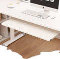 Keyboard Tray Under Desk Slide 24" 28", Pull Out Keyboard Drawer Ergonomic Keyboard Shelf, Hidden Computer Drawer Underdesk(White,70 * 24cm)