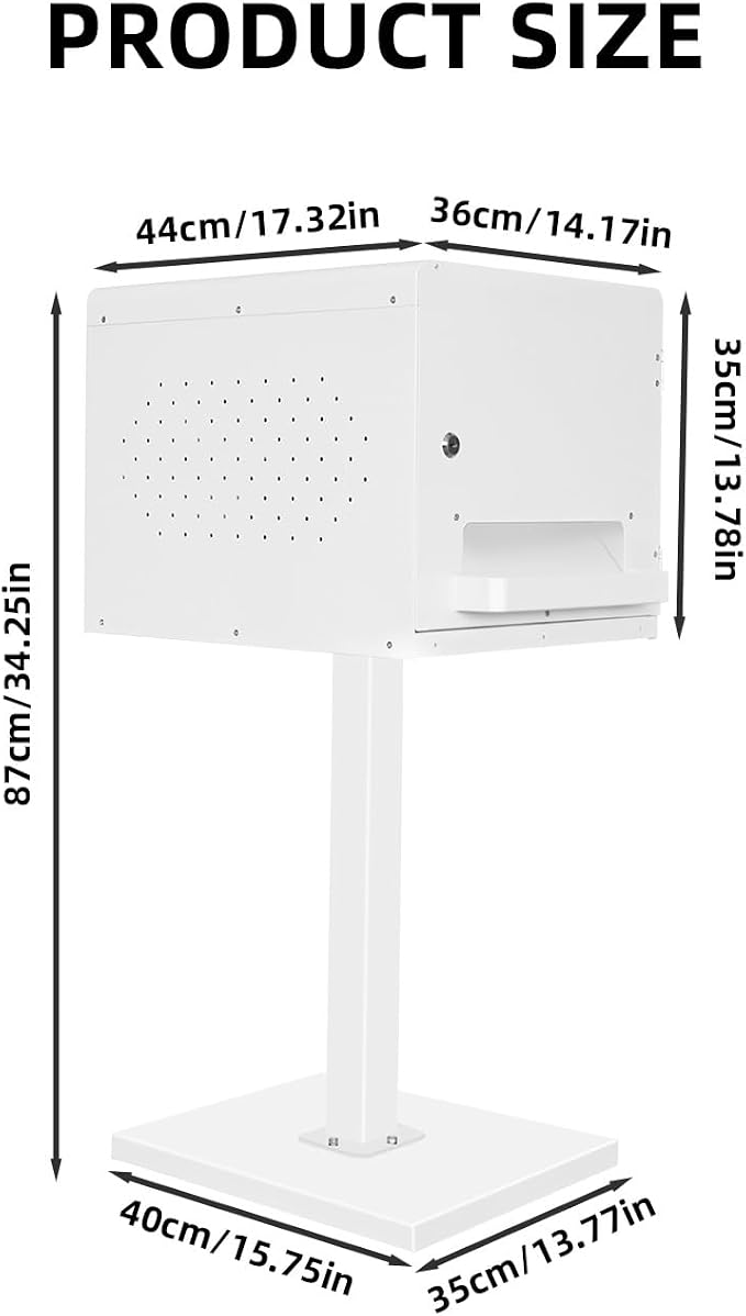 Photo Booth Printer Stand Cover Place Hide Printer for ds620, RX1-HS, QW410 or 525L(White, for 525L)
