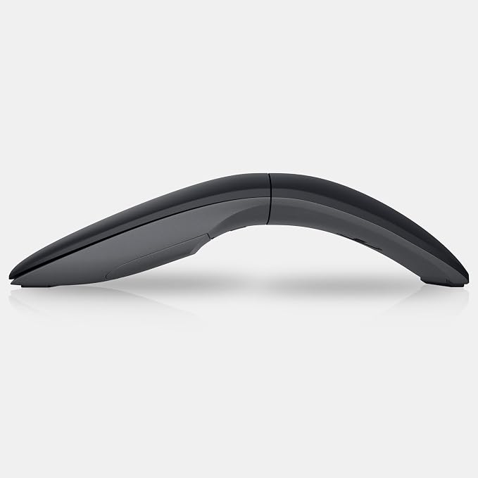 Dell MS700 Bluetooth Travel Mouse – Bluetooth 5.0, Microsoft Swift Pair/Dell Pair (Windows 10 & 11 only), Optical LED Sensor, Touch Scroll with latest Controller - Black