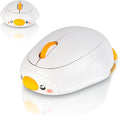 Cute Duck Bluetooth Wireless Mouse -Rechargeable,Dual Mode Connection, Silent Scroll Wheel, 1600 DPI - Perfect for Laptops, PCs, and Tablets (White)