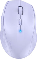 TECKNET Bluetooth Mouse, 4800 DPI Wireless Mouse, 2-Year Battery 6 Adjustable DPI, 6 Buttons Compatible with Laptop/Windows/Computer - Lavender