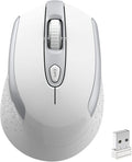 RaceGT Wireless Mouse - 2.4G Silent Cordless for Laptop, Desktop, MacBook, PC - 6 Buttons, 3 Adjustable DPI