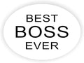 Sam Sandor - Best Boss Ever - Round Mouse Pads, Mousepads, Mouse Mats