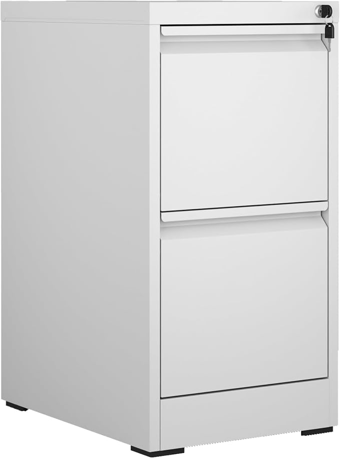 Metal File Cabinet with Drawer Heavy Duty Home Office Steel Vertical Filing Lockable Cabinets for Legal/Letter Size,Assembly Required