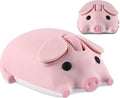 Wireless Mouse Pink Cute Pig Design Bluetooth Dual Mode Portable Compact Lightweight Silent Optical Kawaii Mice for PC Laptop Computer Tablet Macbook Pro/Air Kids Girls Student Home School Office Gift