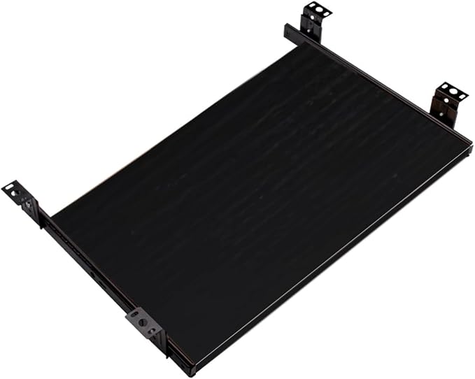 Under Desk Keyboard Tray Slide Out Height Adjustable 21/24/27x 10 Inch Pull Out Platform Computer Drawer Suitable for Office(A,70x27cm)