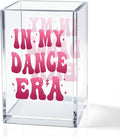 In My Dance Era Acrylic Cosmetic Holder, Funny Makeup Brush Holder Gifts for Dancer Cheer Leader Women Girls, Bathroom Vanity Organizer for Make up Brushes, Dance Team Coach Gifts