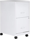 Lorell LYS SOHO File/File Mobile File Cabinet, White