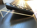 WINKINE Computer Keyboard Stand, Clear Acrylic PC Keyboard Holder Stand Tilted Computer Keyboard Stand, Keyboard Riser for Ergonomic Easy Typing, Keyboard Stand for Office Desk, Home, School