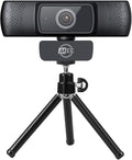 MEE Audio 201W 1080p HD Webcam with Mini Tripod, Wide Angle Lens, Microphone, Autofocus, Low Light Correction for Zoom Video Calling; USB Streaming Web Camera for Computer PC Mac Laptop Desktop