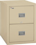 FireKing Patriot 2P1831-CPA Insulated UL Class 350 one-Hour Fire Rated Vertical Filing Cabinet with 2 Drawers, Deep Letter Size, 31-9/16" Length x 17-3/4" Width x 27-3/4" Height, Parchment