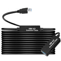 50FT USB 3.0 Extension Cable,Active Type A-Male to A-Female Extender Cord, 2 Signal Boosters,Compatible Oculus Quest 2/3 VR,Printer, Webcam,Xbox, PS4 and More,