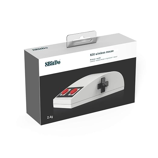 8Bitdo N30 2.4Ghz Wireless Mouse for PC Windows and macOS