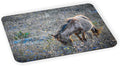 Horse in Field Blue Flowers - Ultra Thin Non-Slip Mouse Pad Mousepad for use with Laptops, Macbooks, Travel
