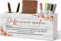 Difference Maker Gift Pencil Pen Holder for Desk Organizer, Thank You Gifts for Teachers Coworkers Boss, Appreciation Gifts Wooden Box Decorations for Home Office Desk Tabletop Decor