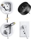 Perlegear in-Wall Cable Management Kit, TV Cord Hider for Wall Mounted TV and Speakers, Power and Low Voltage Wire Management. Includes Drill Template, Dust Bag and Drill Attachment for Easy Install