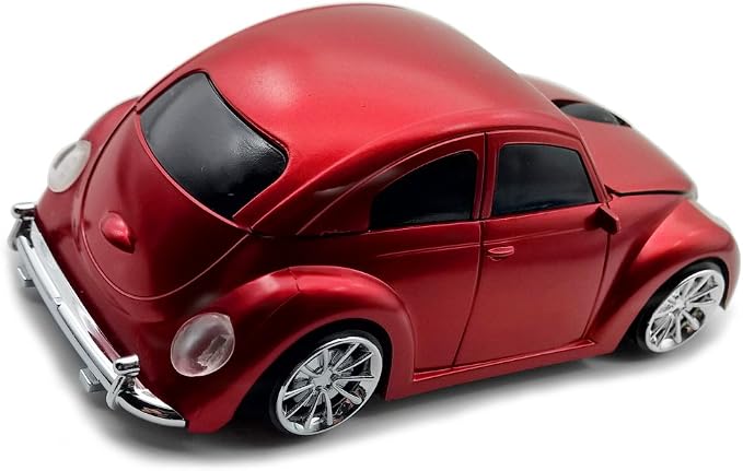 Cool Sports Car Shaped 2.4GHz Optical Gaming Mouse for PC, Laptop - Red