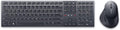 Dell KM900 Premier Collaboration Keyboard and Mouse - Zoom Touch Controls, Backlight Keyboard, Bluetooth 5.1, Radio Frequency 2.4GHz - Black