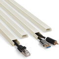 66in YCLYC Wire Covers for Cords Kit, Beige Wall Cord Hider Hide Cords, Cord Covers for Wires on Wall, TV Cable Hider Wall Kit, Easy to Install Cord Cover, Cable Management Wall 4XL16.5 W0.86 H0.43in