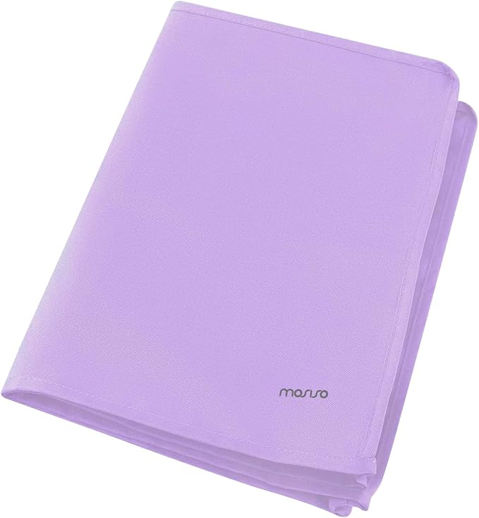 MOSISO Monitor Dust Cover 22, 23, 24, 25 inch Anti-Static Dustproof LCD/LED/HD Panel Case Computer Screen Protective Sleeve Compatible with iMac 24 inch, 22-25 inch PC, Desktop and TV, Purple