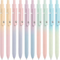 Vanhench 10Pcs Gel Pens, Black Ink Cute Pens for Trendy Stuff, Happy Birthday Gift Basket, Aesthetic Office Supplies (10PCS Gradient)