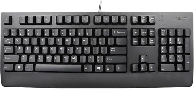 Lenovo Preferred Pro II Wired External USB Keyboard ( 4X30M86879) Factory Sealed Retail Product For USA, black