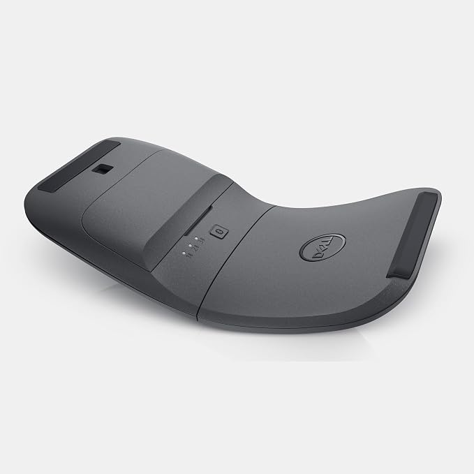 Dell MS700 Bluetooth Travel Mouse – Bluetooth 5.0, Microsoft Swift Pair/Dell Pair (Windows 10 & 11 only), Optical LED Sensor, Touch Scroll with latest Controller - Black