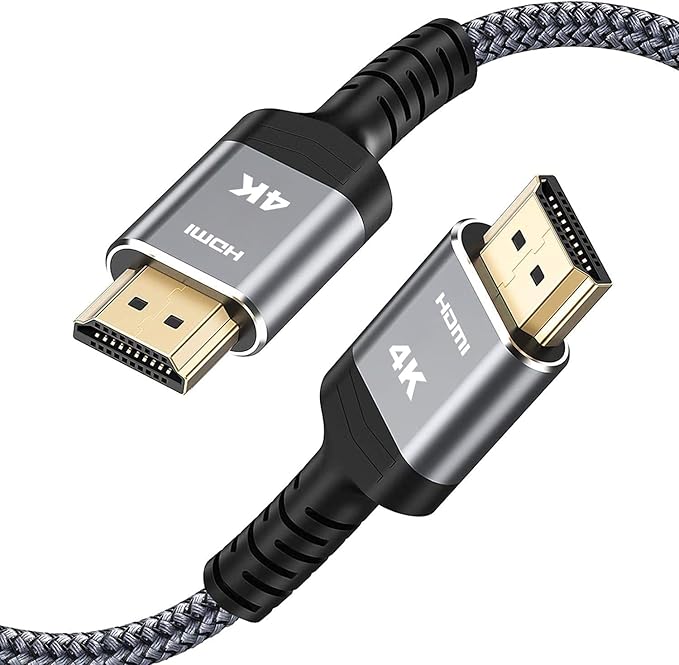 Highwings 4K Long HDMI 2.0 Cable 35FT/10m - 4K HDR Braided HDMI Cord, 18Gbps High Speed with Ethernet/ARC, 3D, HDCP 2.2, ARC, Compatible for PS-5/4/3/4K HDTV/Monitor/Projector/Streaming Media/Blu-ray