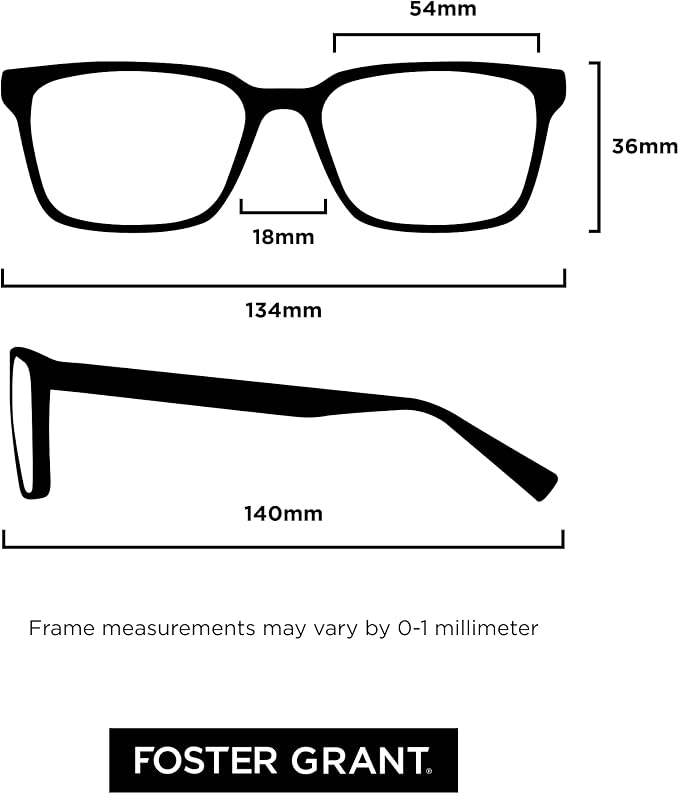 Foster Grant Conan Multifocus Reading Glasses