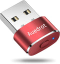 Auedrot Mouse Jiggler USB Mover with Switch Button, Automatic Mouse Wiggler with 2 Jiggle Modes, Plug & Play, Keep Computer/Laptop Awake, Orange