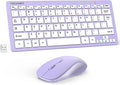 TECKNET Wireless Keyboard and Mouse Combo, Mini Cordless Computer Keyboard and Mouse Set 2.4GHz, Silent Adjustable 1600 DPI, Quiet Click, Lag-Free for Computer, Laptop, PC, Windows, Mac, Chrome OS