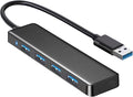 USB Hub 4 Port, VIENON USB 3.0 Hub USB Splitter for Laptop, USB Port Extender USB A Hub for PC, Desktop, Xbox, PS4, Flash Drive, Printer, Keyboard, Mouse, HDD, Plug and Play（Not for Charging）