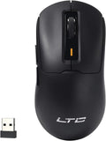 LTC GM024 Tri-Mode Wireless Gaming Mouse, 59g Ultra-Light Ergonomic Gaming Mouse 2.4Ghz/BT/Wired, 6-Level DPI 8000 Max, 1000Hz, 5 Programmable Buttons, Pro Software