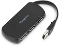 Targus 4-Port USB 2.0 Hub, Black - Compatible with PC and Mac, Sleek and Travel Friendly (ACH114US)