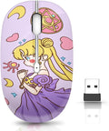 JUHOO Wireless Mouse with Nano Receiver for PC, Laptop, Notebook, Computer, MacBook, Less Noise, Portable Mobile Optical Mice