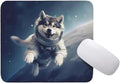 Mouse Pad Astronaut Dog in Space Mouse Pad Puppy floating in Space for Home Office Work Desk Computer Desktop Laptop for Dog Lovers (Alaskan Malamute)