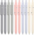 Vanhench 10 Pcs Gel Pens, 0.5mm Fine Point Smooth Writing Pens for Journaling Note, Preppy Stuff Aesthetic for Nurse Gifts, Birthday White Elephant Gifts, Stocking Stuffers (10PCS Morandi)