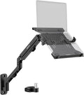 Mount-It! Ergonomic Laptop Arm for Wall or Pole Mounting, Full Motion Adjustments, Versatile Design, Easy Installation