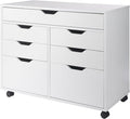 Winsome Halifax Mobile Storage Cabinet with Doors & Drawers, Stylish & Functional Home Storage Cabinet for Filing, Kitchen Organization, Moveable Furniture for Office, Dorms, Apartments