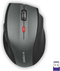 E-YOOSO Wireless Mouse for Laptop, Silent Portable Computer Mouse with 6 Buttons, 4800 DPI, 18 Months Battery Life, 2.4GHz Quiet Optical USB Mouse for PC Chromebook Windows Mac