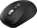Wireless Bluetooth Mouse, 3-Device Multi-Mode (USB + 2 Bluetooth), 4-Way Metal Scroll Wheel, Adjustable DPI, Silent Click, Long Battery Life, Ergonomic Mouse for Laptop, PC, Mac, iPad (Dark Black, 7)
