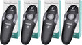 (4 Units) Wireless Presentation Clicker for PowerPoint, Wireless Presenter Remote with Laser Pointer Slide Clickers for Mac/Windows/Linux, Computer/Laptop, Google Slide/PPT/Keynote