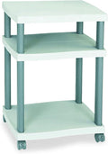 Safco Products 1860GR Wave Desk Side Printer Machine Stand, Light Gray