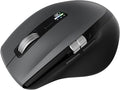 INFINMIND Wireless Side Scroll Mouse with Multi-Device, Ergonomic Computer Mice with Smart Flying Scroll, Quiet Click, 4-Level DPI for Computer, Laptop, iPad, Tablet, MacBook (Grey)