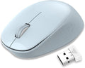 LeadsaiL Wireless Mouse for Laptop, 2.4GHz Silent USB Mouse, Slim Optical Mouse with 3 Buttons, 1600 DPI, Works with Windows, Mac, Chrome OS, Linux
